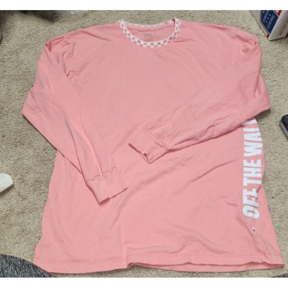 Pink VANS longsleeve tshirt